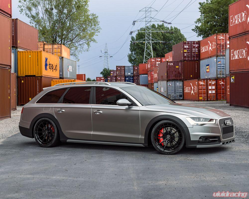 VR Forged D03-R Wheel Package Audi A6 Allroad 20x10.5 Squared Gloss Black