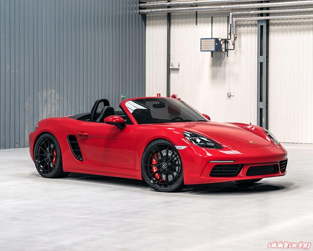 VR Forged D03-R Wheel Package Porsche 987 | 981 | 718 Boxster Cayman 20x8.5 20x10 Gloss Black