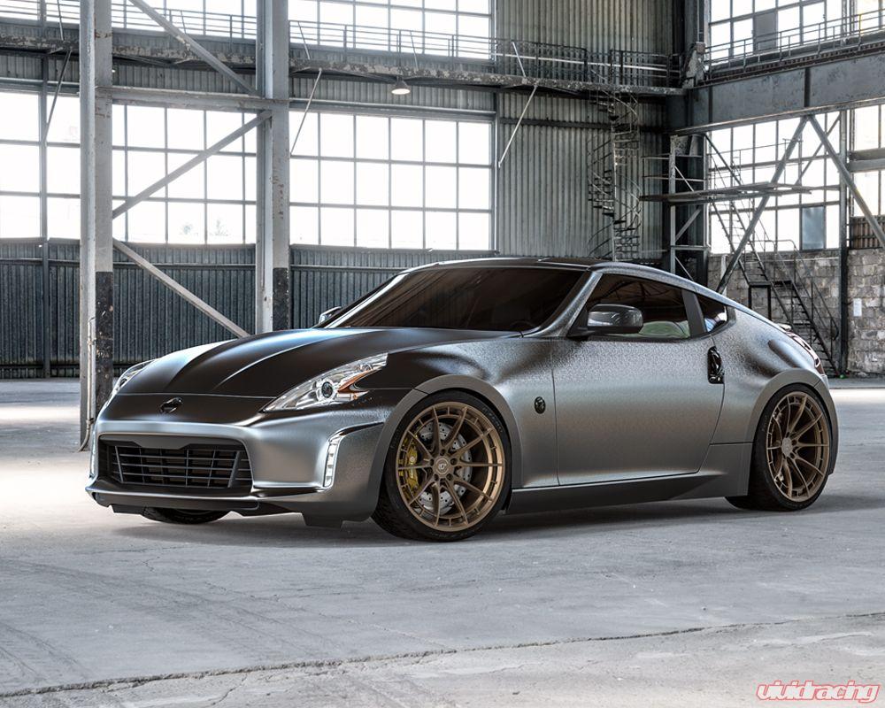 VR Forged D03-R Wheel Package Nissan 370Z 350Z 19x9.5 19x10.5 Satin Bronze