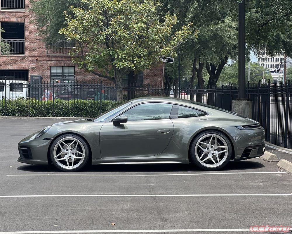 VR Forged D04 Wheel Package Porsche 992 Turbo | 992 Carrera 20x9.0 21x11.5 Brushed