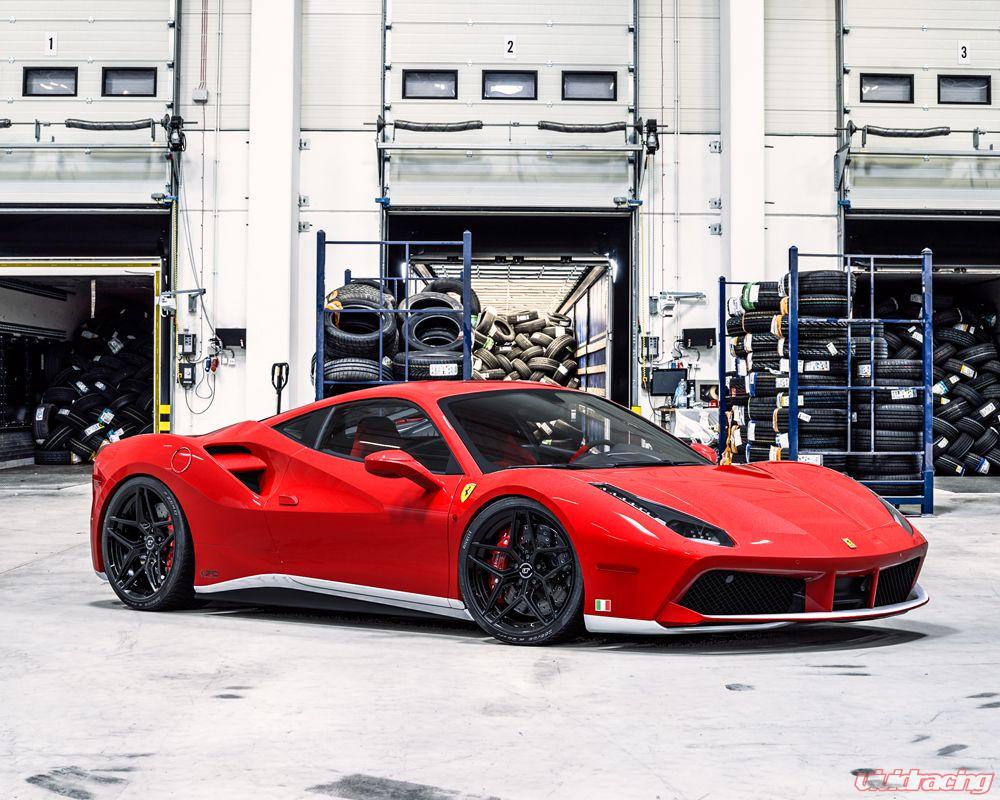 VR Forged D04 Wheel Package Ferrari 488 20x9.0 | 21x12 Gloss Black