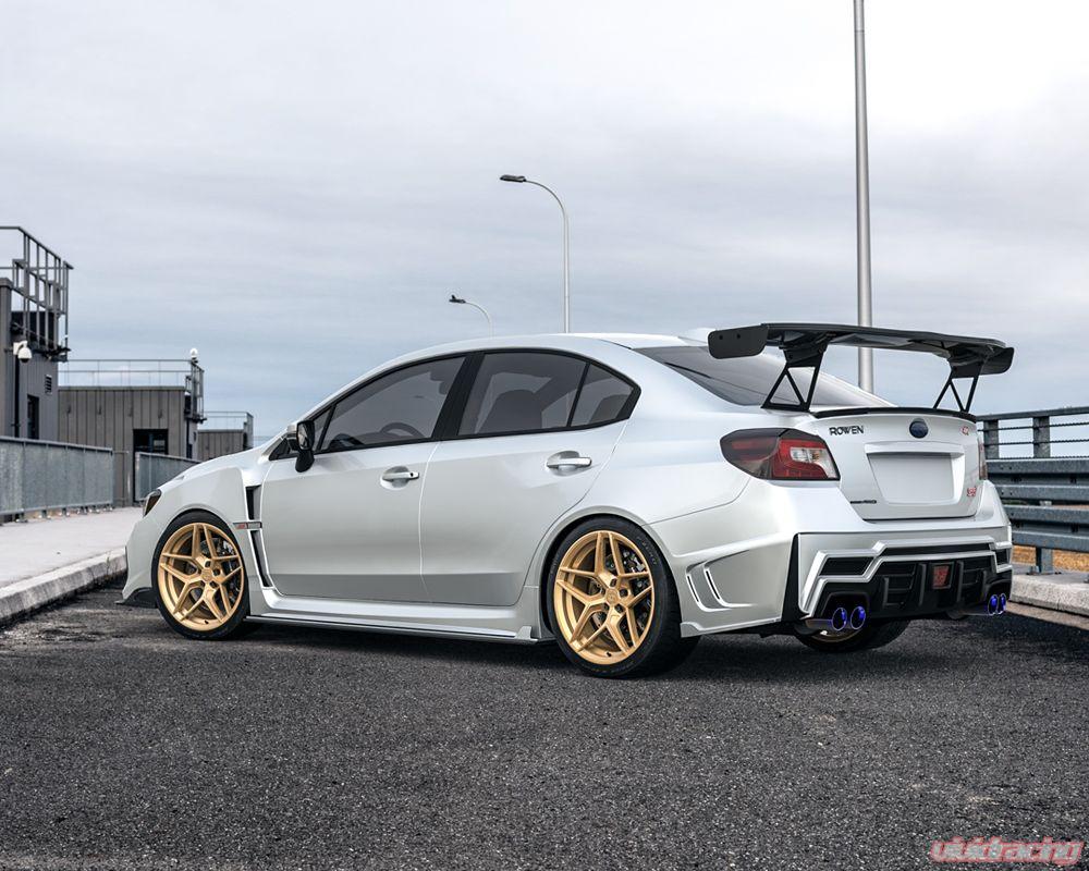 VR Forged D04 Wheel Package Subaru WRX STI 18x9.5 Satin Gold