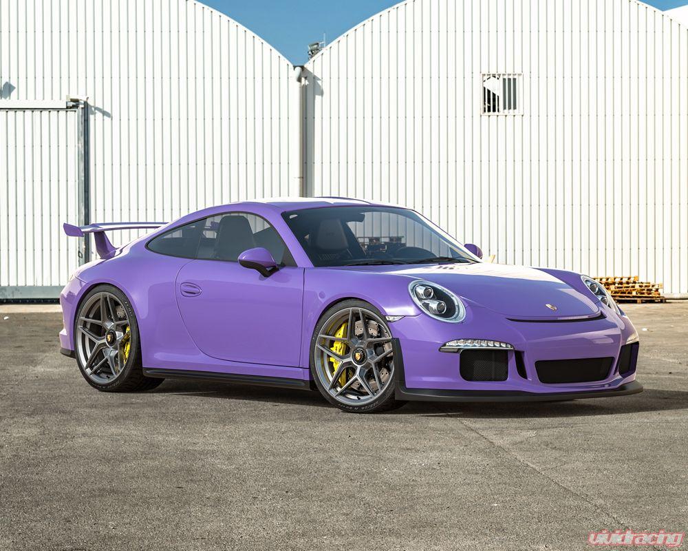 VR Forged D04 Wheel Package Porsche 991 GT3 | Turbo | GTS 20x9.0 20x12 Centerlock Gunmetal