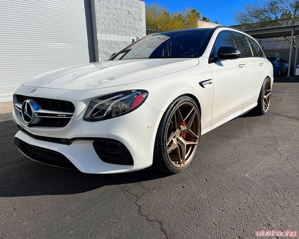 VR Forged D04 Wheel Package Mercedes E63s Wagon 21x10 21x11 Satin Bronze