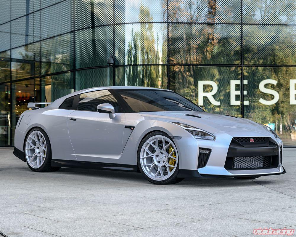 VR Forged D09 Wheel Package Nissan GT-R 20x10 20x12 Brushed