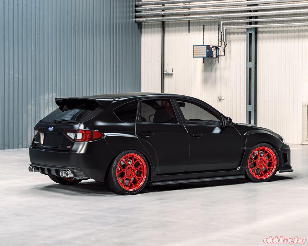 VR Forged D09 Wheel Package Subaru WRX STI 18x9.5 Brushed Red