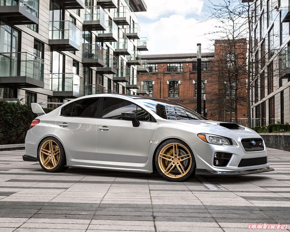 VR Forged D10 Wheel Package Subaru WRX STI 18x9.5 Satin Gold