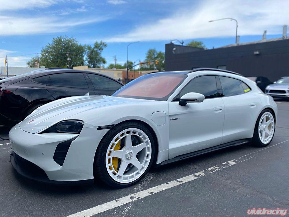 VR Forged D12-R Wheel Package Porsche Taycan | Audi e-Tron GT 21x9.5 21x10.5 Gloss White