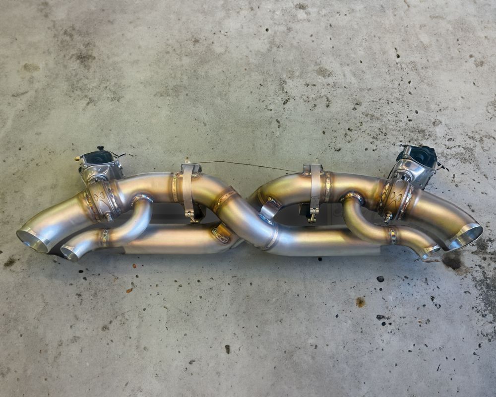 VRP Catback Valvetronic Exhaust System Stainless Steel Porsche 992 Turbo | Turbo S 3.7L