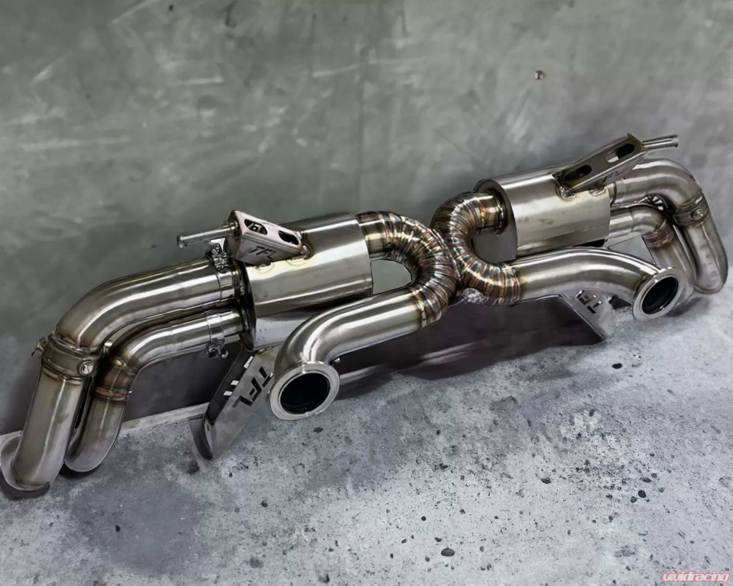 VRP Valvetronic Exhaust Muffler Stainless Steel Audi R8 V8 2007-2012