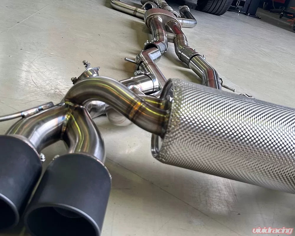 VRP Valvetronic Exhaust Muffler with Quad Tips BMW M2 G87 - 0