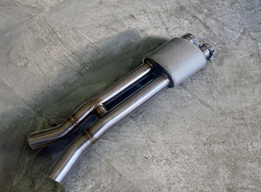 VRP High Flow Midpipe Stainless with Muffler BMW M2 G87