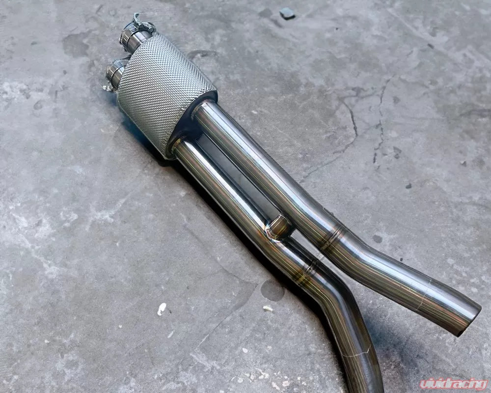 VRP High Flow Midpipe Stainless with Muffler BMW M2 G87 - 0