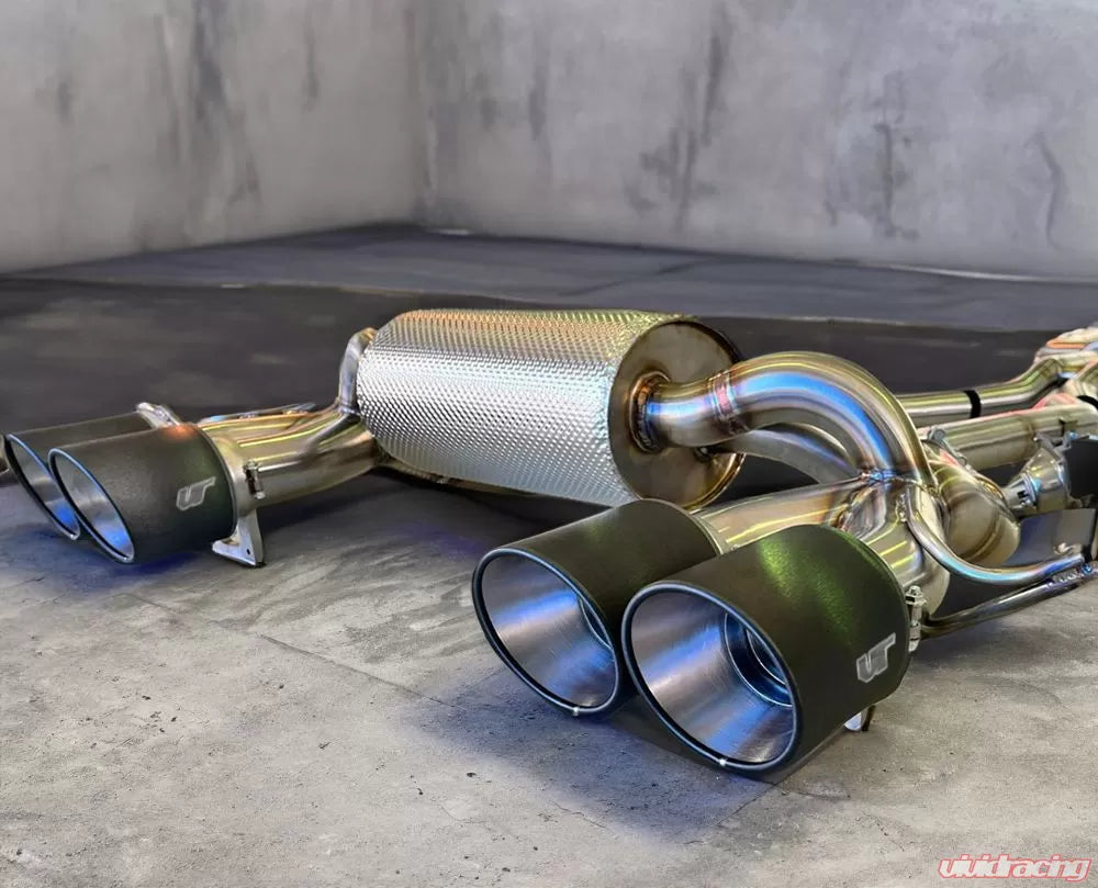 VRP Valvetronic Exhaust Muffler with Quad Tips BMW M3 G80 M4 G82 - 0