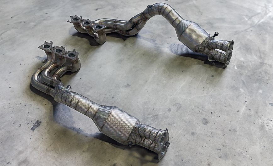 VRP High Flow Race Headers and 200 cell Catalysts Porsche 718 Cayman GT4