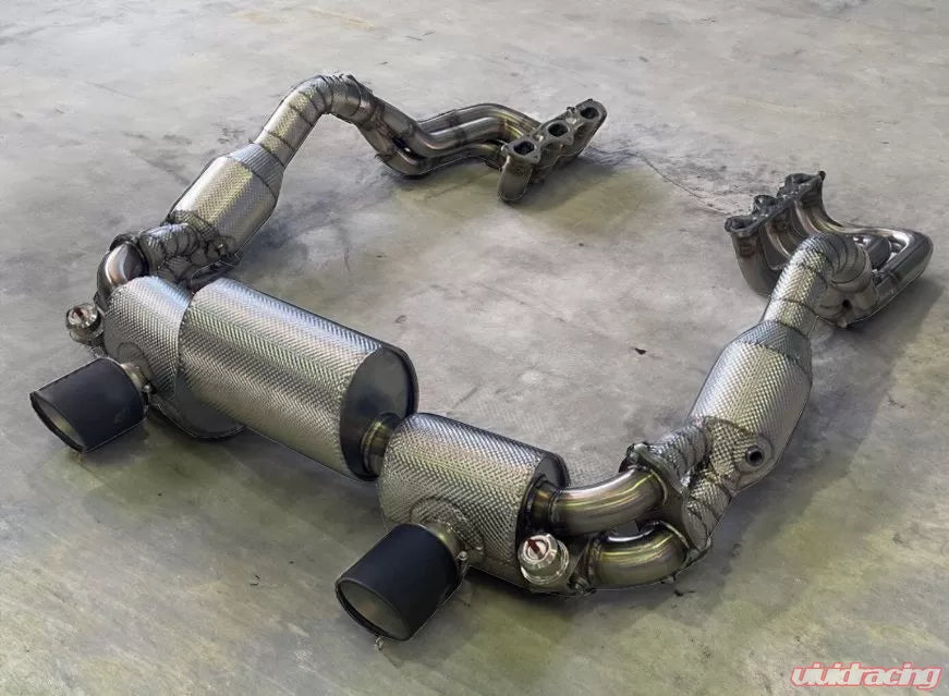 VRP High Flow Race Headers and 200 cell Catalysts Porsche 718 Cayman GT4