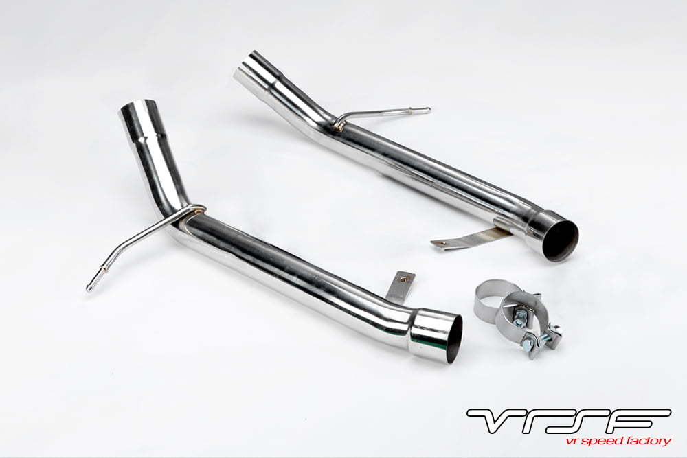 VRSF Stainless Steel Muffler Delete for 07-13 BMW 335i/335xi/335is E90/E91/E92/E93 N54 & N55