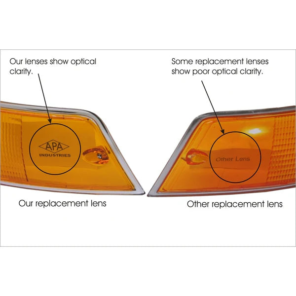 Tail Light Lens (Right) - Porsche / 69'-89' 911 / 912 / 930 | 91163195000-URP