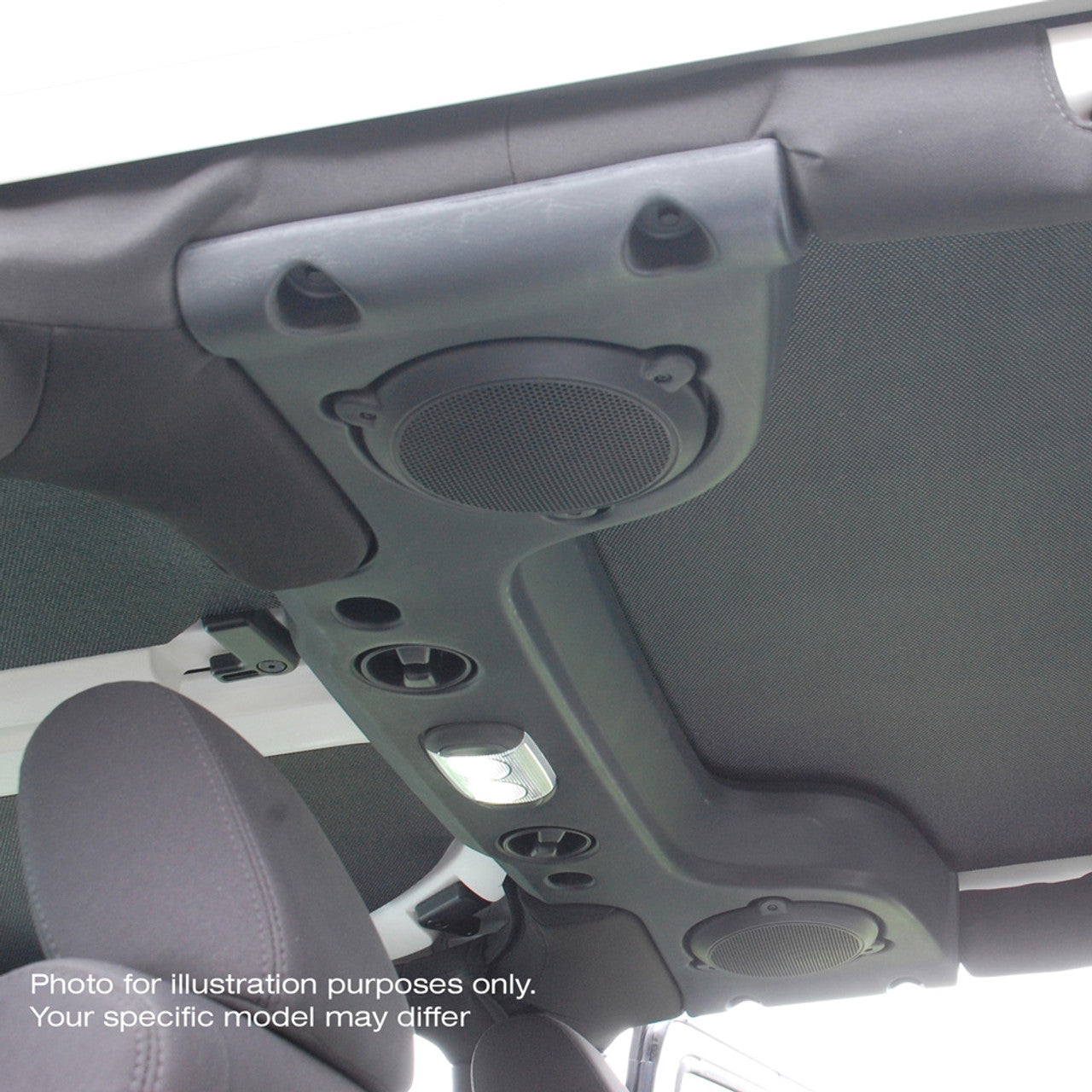 DEI 03-06 Jeep Wrangler TJ 2-Door w/Speaker Pods Boom Mat Headliner - 2 Piece - Gray - 0