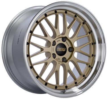 BBS LM 20 X 9 +28 5 X 114.3 PFS GOLD POLISHED