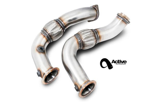 BMW S63 DOWNPIPES | V8 BMW X5 M AND X6 M BY BMW TUNER, ACTIVE AUTOWERKE