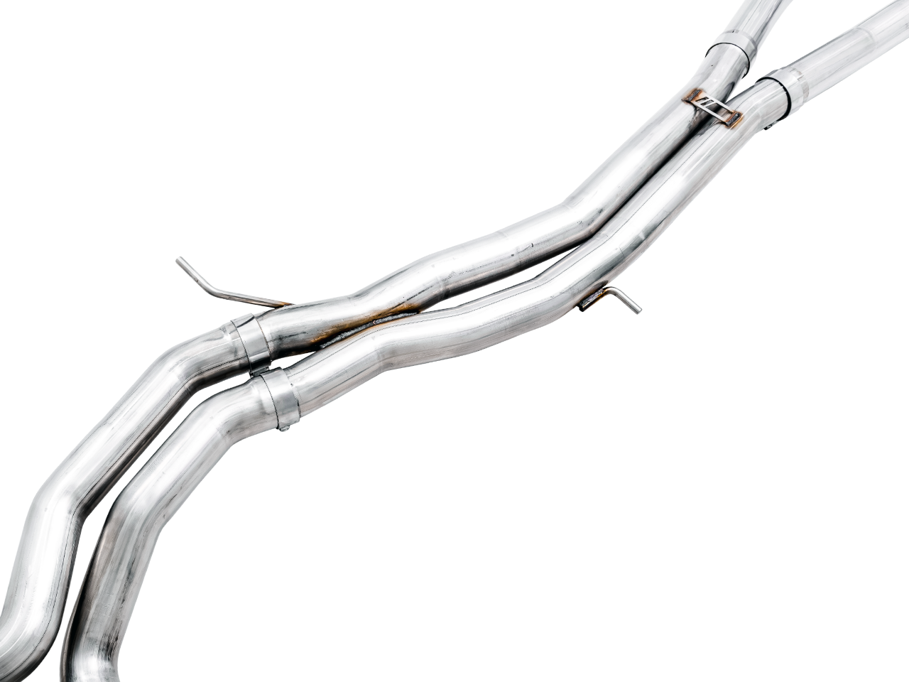 AWE Track Edition Exhaust for Audi B9.5 RS 5 Coupe - Non-Resonated - Diamond Black RS-style Tips - 0