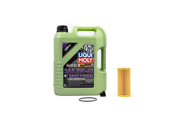 Liqui Moly Molygen 5W/40 Oil Service Kit For Audi B8/B8.5 A4