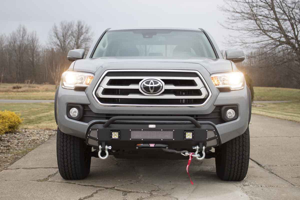 FISHBONE OFFROAD CENTER STUBBY BUMPER: 2016+ TOYOTA TACOMA