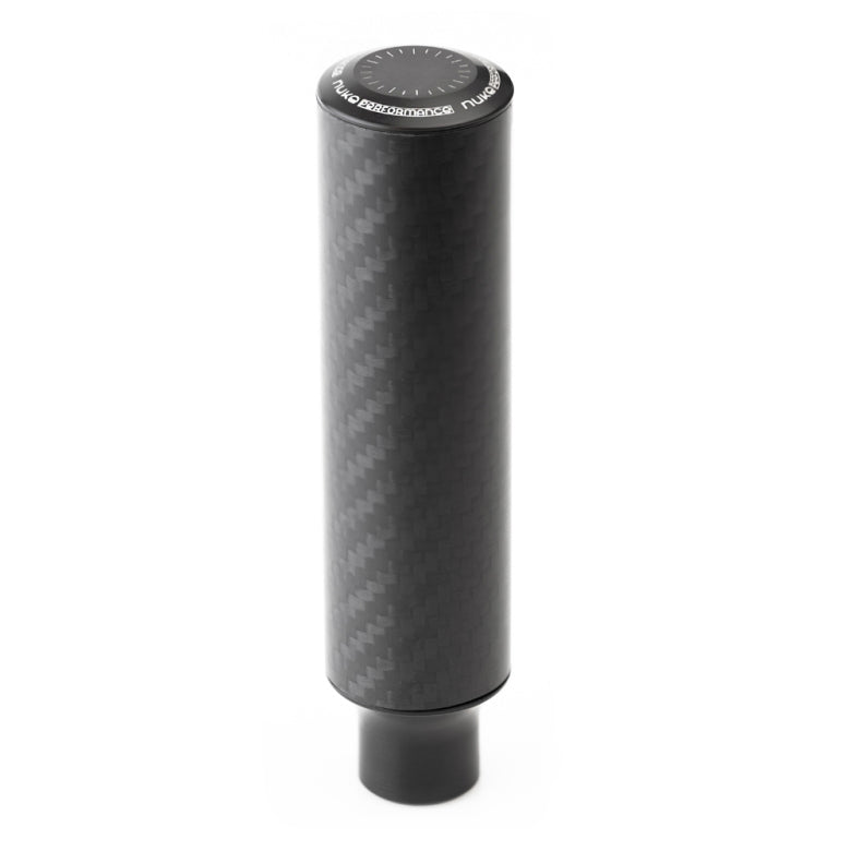 NUKE GEAR KNOB CAVERNOUS CARBON 100. MATTE FINISH