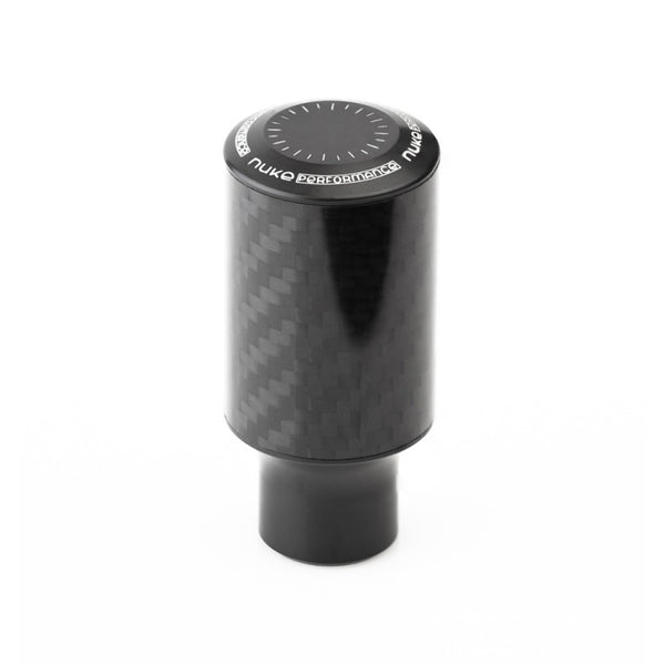 Nuke Performance Cavernous Carbon Fiber Shift Knob - Gloss Finish, 95mm