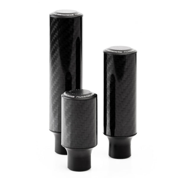 Nuke Performance Cavernous Carbon Fiber Shift Knob - Gloss Finish, 95mm