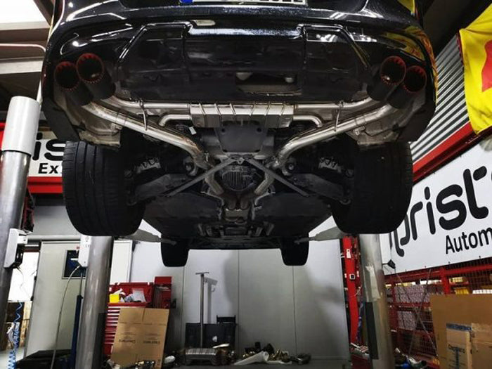 Capristo Exhaust System (OPF Delete Mid Pipes And Carbon Fiber Tips) - BMW / G05 / G06 / X5M / X6M