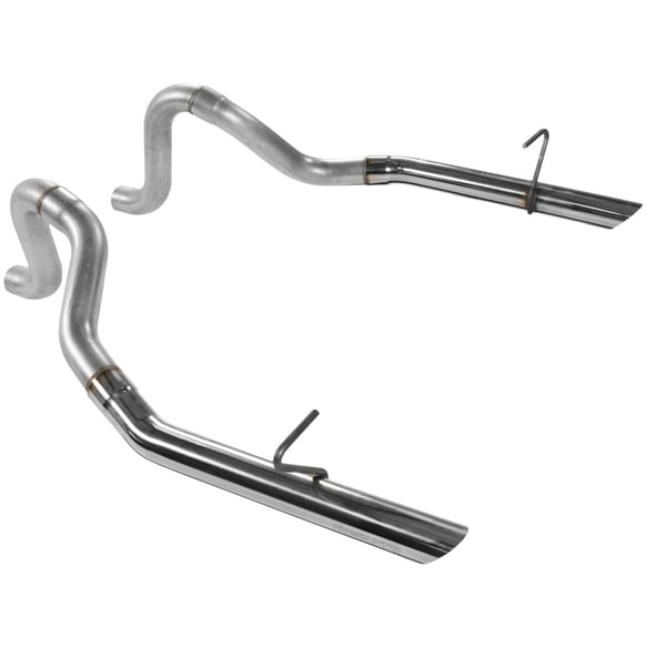 FLOWMASTER 87-93 MUSTANG T-PIPES. SS TIPS 1PR.