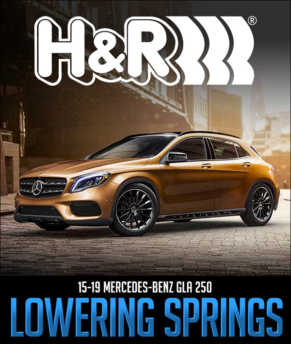 H&R SPECIAL SPRINGS: 2015–2019 MERCEDES-BENZ GLA250 - 0