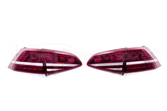 LED Tail Light Set - Dark Cherry For MK7 GTI/Golf R - 0