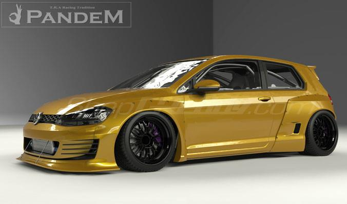 GREDDY PANDEM WIDE BODY AERO KIT: 2015–2018 VOLKSWAGEN GOLF MK7