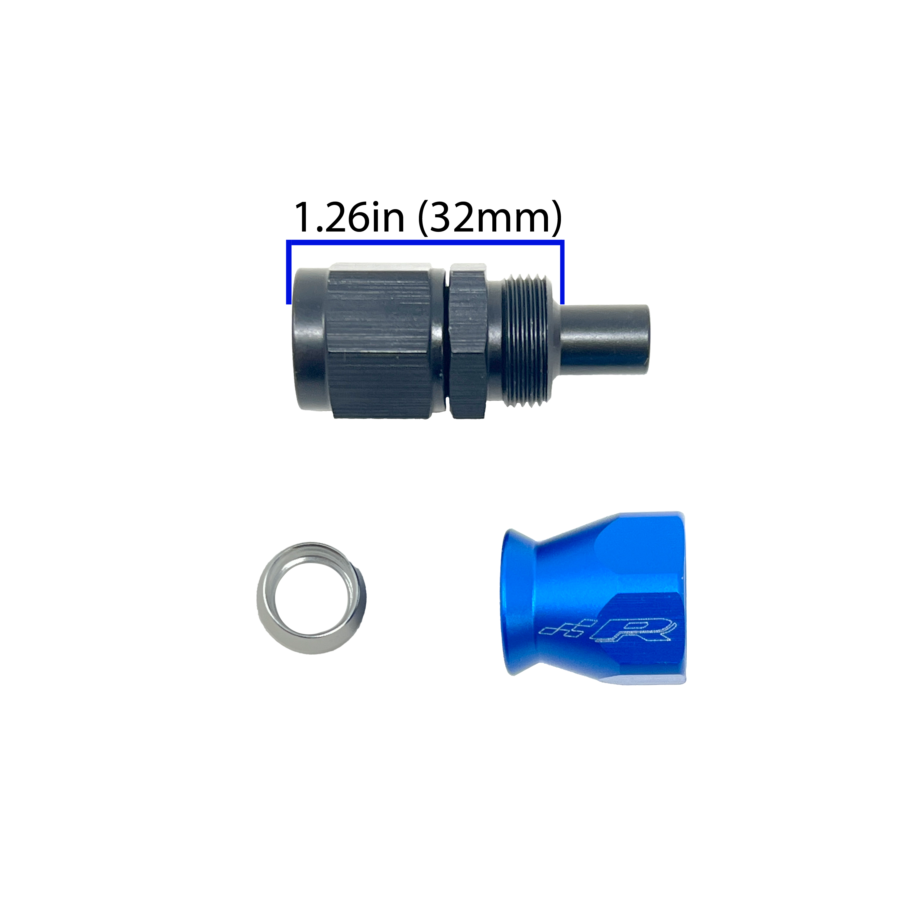 PTFE to AN-6 Female Flare - Fuel Line Fitting - 0