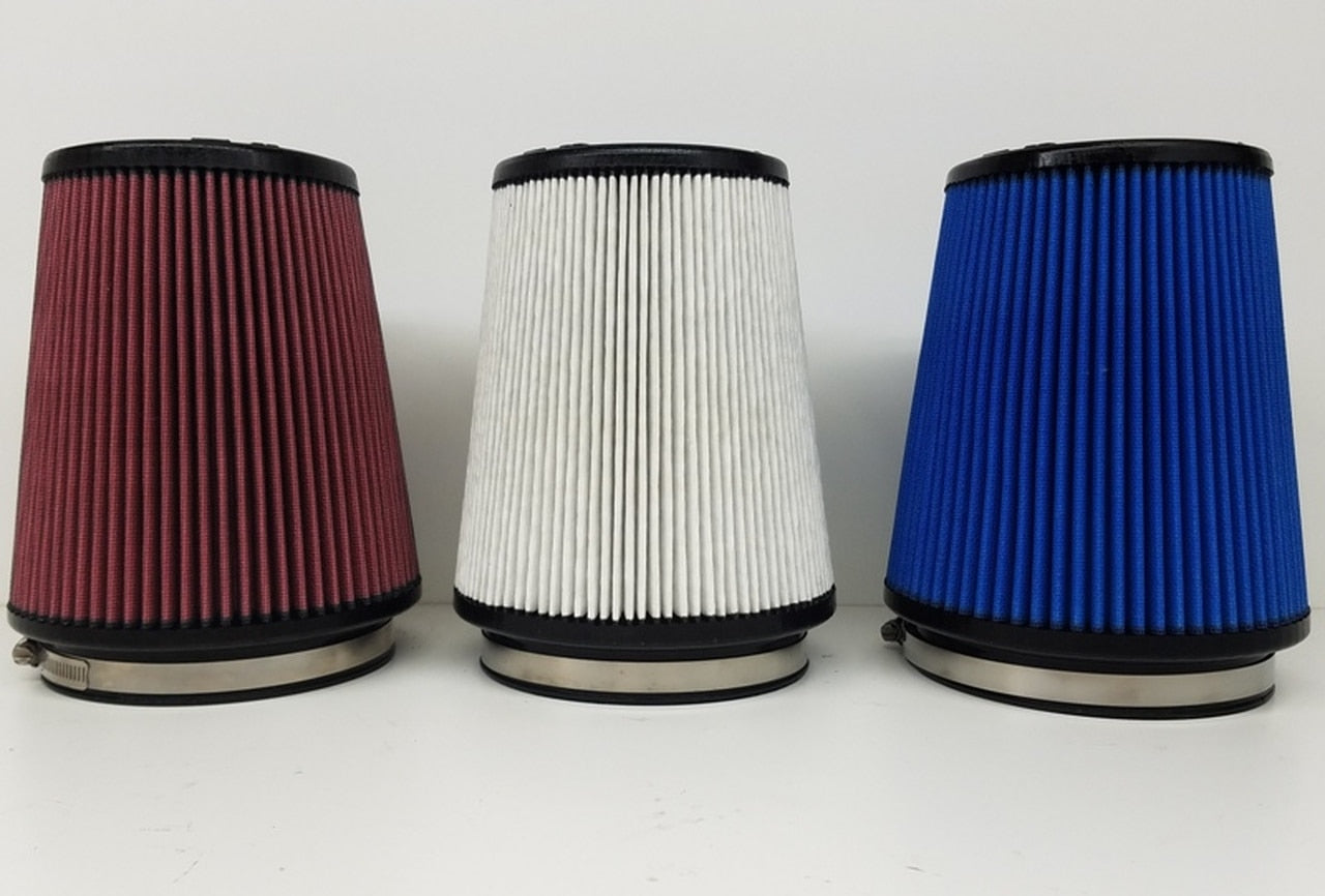 JLT 10-14 Ford Mustang GT500 Factory Replacement Oiled Air Filter 5.5x7in - Blue