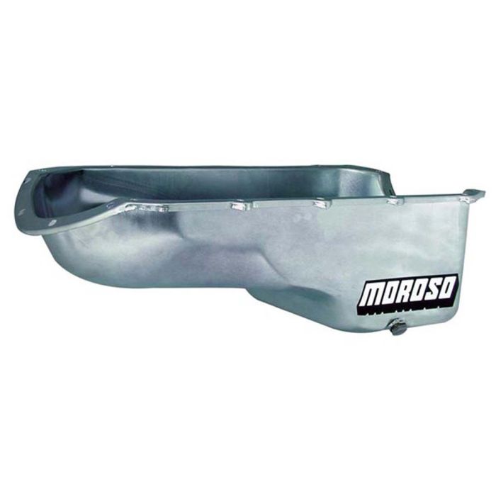 Moroso Pontiac V-8 Stock (301-455) Wet Sump 7-1/8in Steel Oil Pan