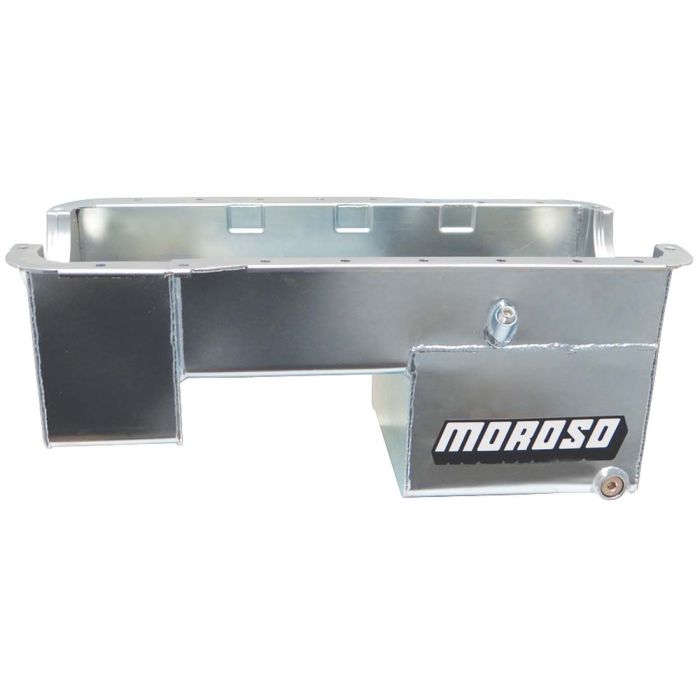 Moroso Ford 351W (w/Rear Sump & Billet End Seals) Extra Deep Wet Sump 7qt 9in Steel Oil Pan