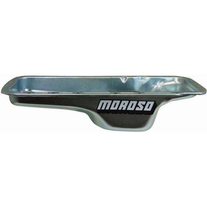 Moroso Mopar 361-440 Stock (w/Center Sump) Wet Sump 5qt 5in Steel Oil Pan