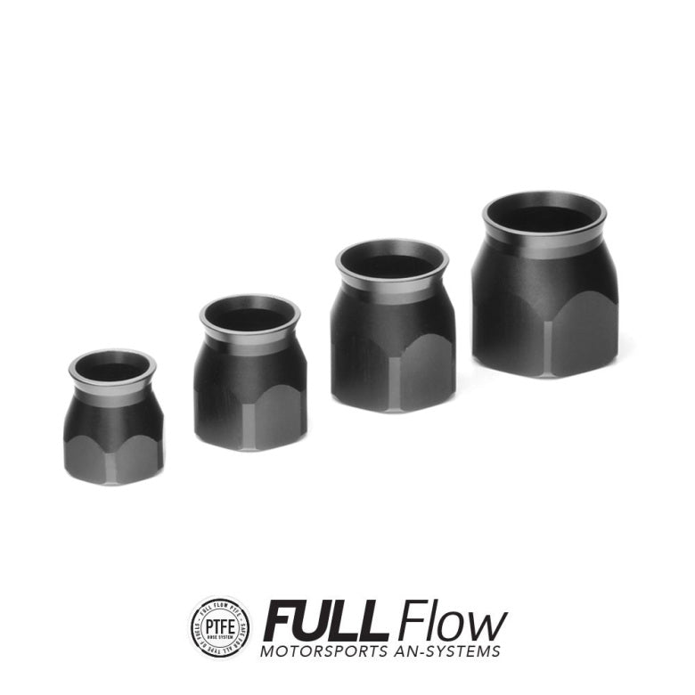 NUKE PTFE HOSE END FITTING SPARE SOCKET AN-12. BLACK