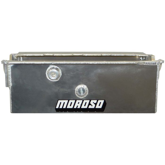 Moroso Pre-85 Chevrolet Small Block (w/No Cross Member) Wet Sump 9.5qt 7.25in Aluminum Oil Pan - 0