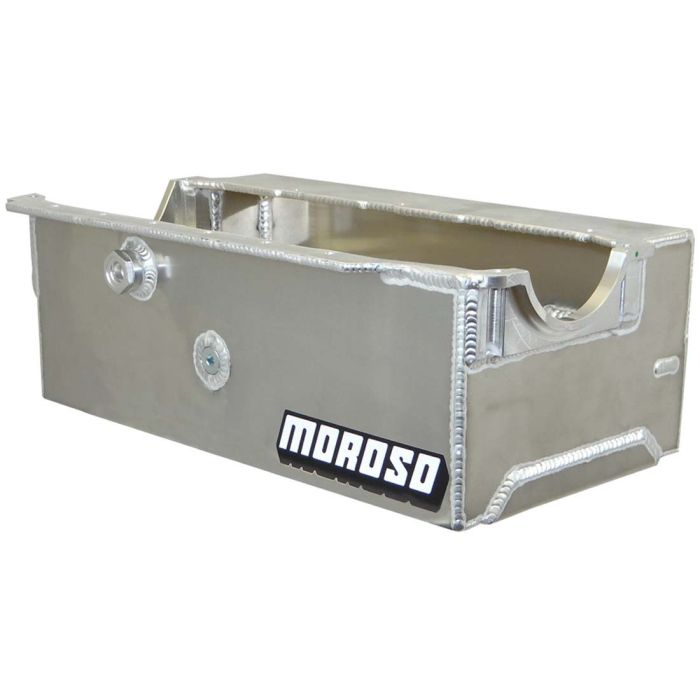 Moroso Pre-85 Chevrolet Small Block (w/No Cross Member) Wet Sump 9.5qt 7.25in Aluminum Oil Pan