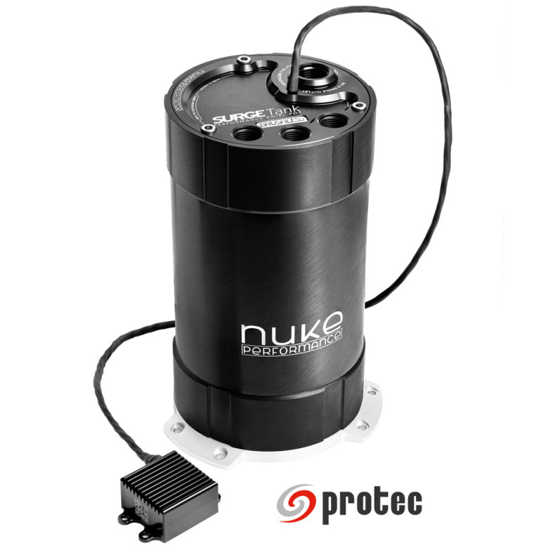 NUKE 2G FUEL SURGE TANK 3.0 LITER WITH PROTEC COBRA BRUSHLESS FM44300 FUEL PUMP