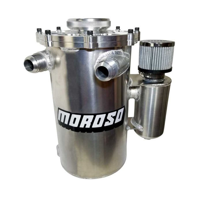 Moroso Dry Sump Oil Tank - Pro Mod - 13in Tall - 2 Piece - 7in Diameter -16An Fitting