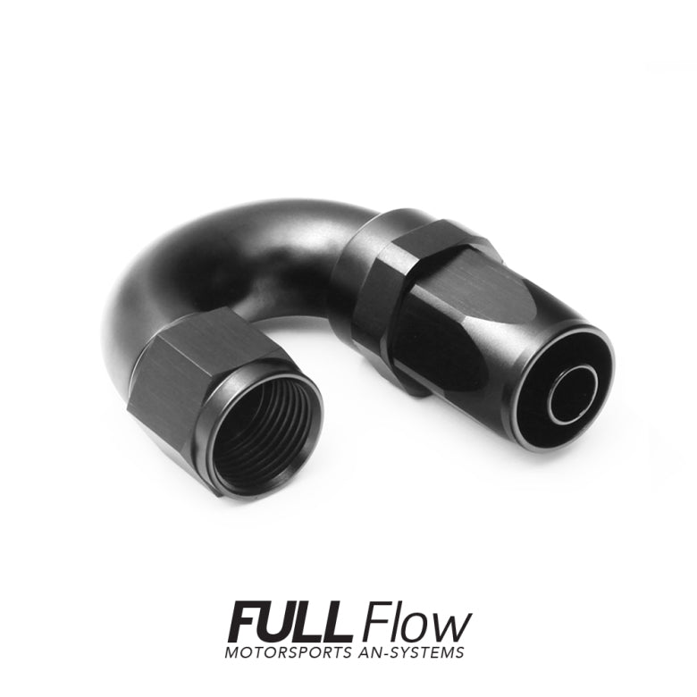 NUKE FULL FLOW AN HOSE END FITTING 180 DEGREE AN-8