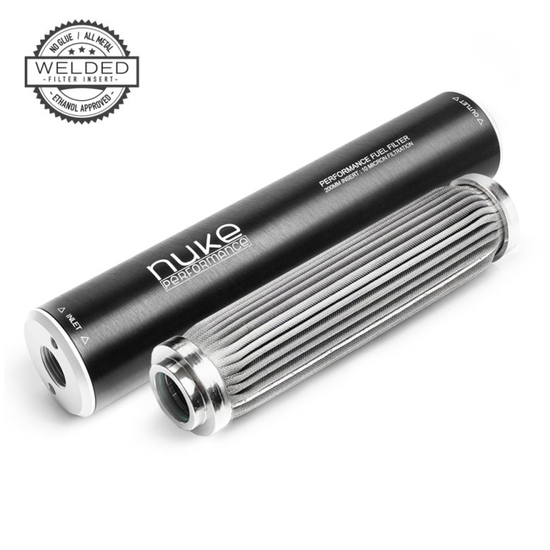 NUKE FUEL FILTER PF200 10 MICRON AN-10 - WELDED STAINLESS STEEL ELEMENT - 0