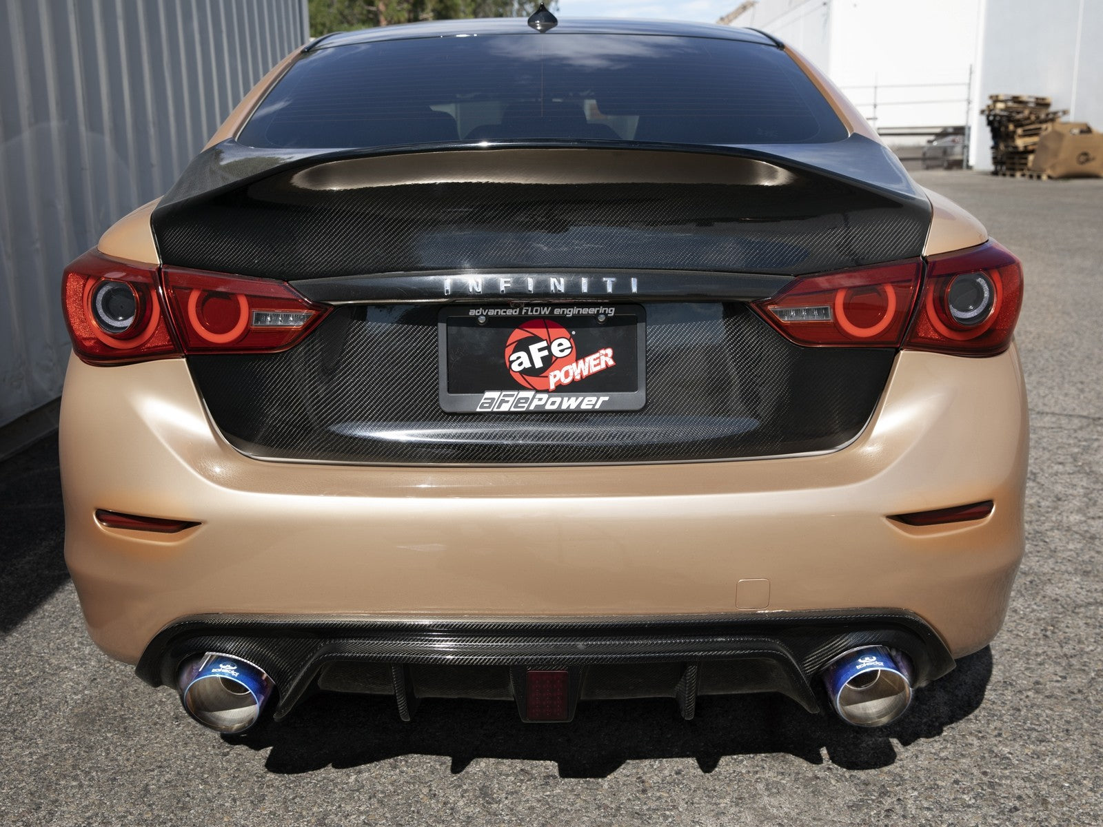 Takeda 2-1/2 IN 304 Stainless Steel Cat-Back Exhaust System Infiniti Q50 (V37) 14-15 V6-3.7L