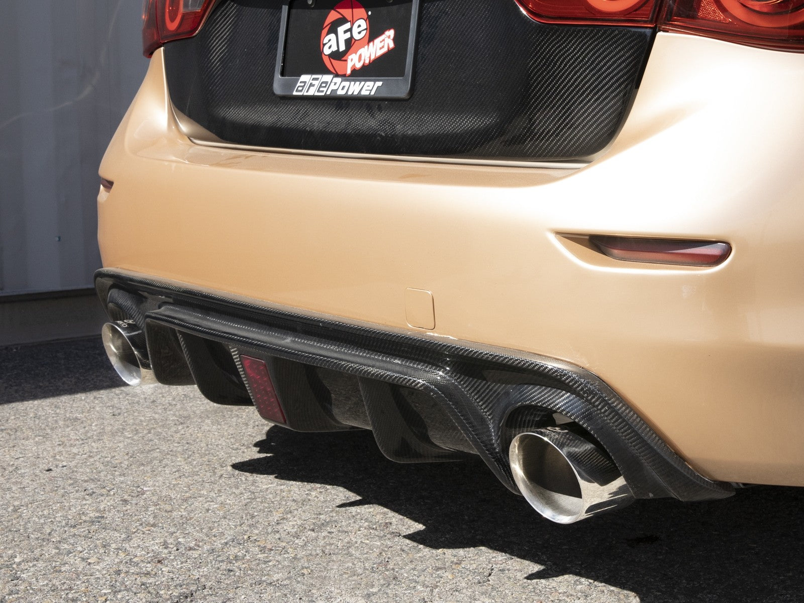 Takeda 2-1/2 IN 304 Stainless Steel Cat-Back Exhaust System Infiniti Q50 (V37) 14-15 V6-3.7L